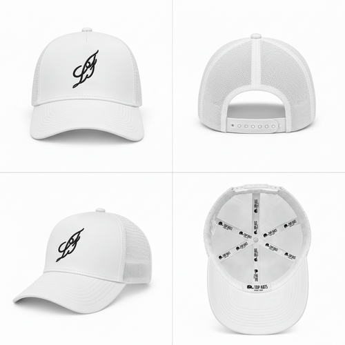 Gorra Mix Logo Negro