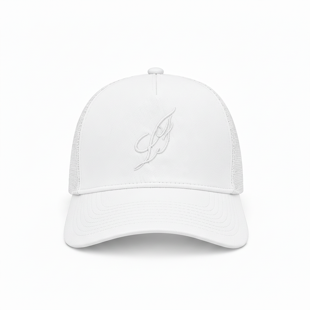 Gorra Full White - Vista frontal